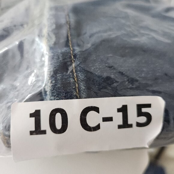 Oliver Logan The Russel Flare Denim Jeans Womens 25 Split Hem Distressed - Picture 15 of 15